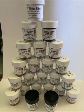 Lot 4 - Assorted Microfine Glitter